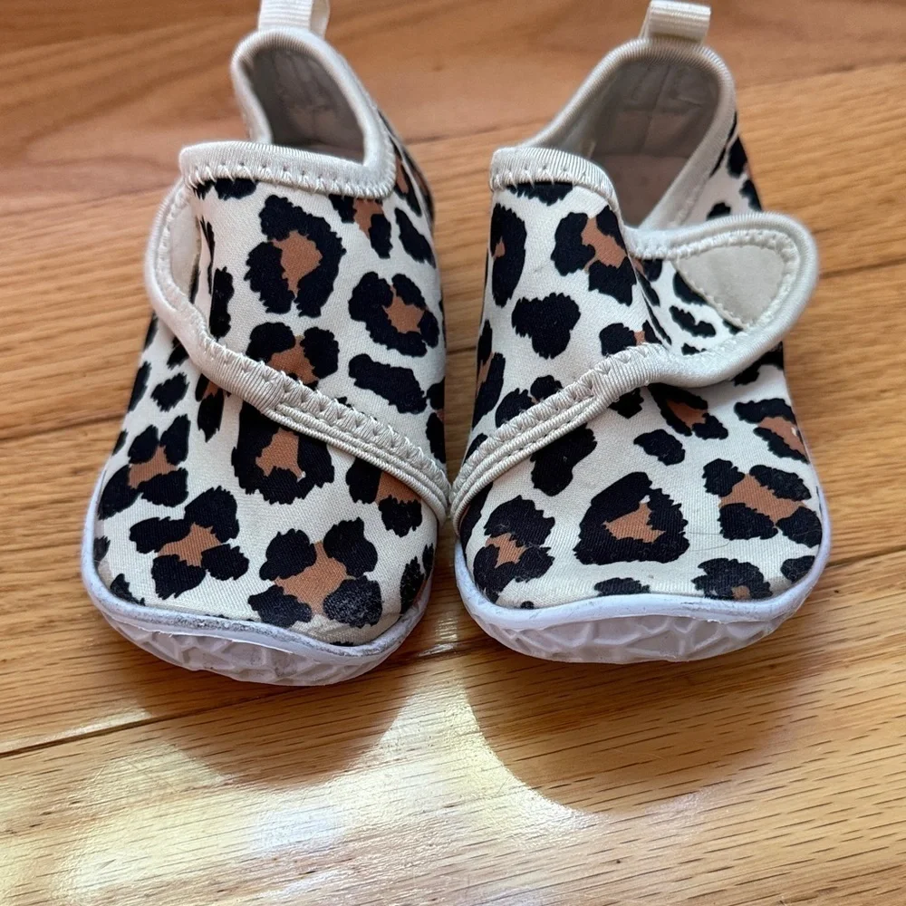 Leopard Print Water Shoes size 5